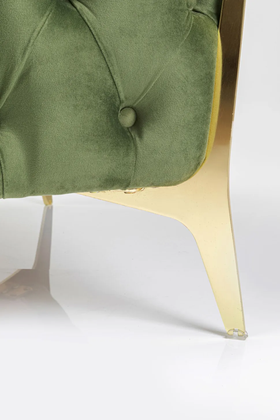 KARE Design Fauteuil Bellissima Velvet Green 120cm Fashion