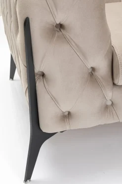 KARE Design Fauteuil Bellissima Velvet Taupe 120cm Online