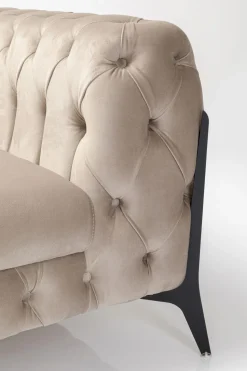 KARE Design Fauteuil Bellissima Velvet Taupe 120cm Online