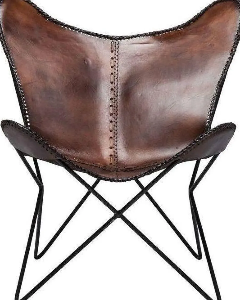 KARE Design Fauteuil Butterfly Bruin Econo Store