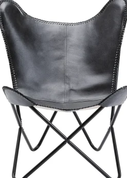 KARE Design Fauteuil California Leather Black Cheap