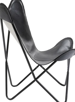 KARE Design Fauteuil California Leather Black Cheap