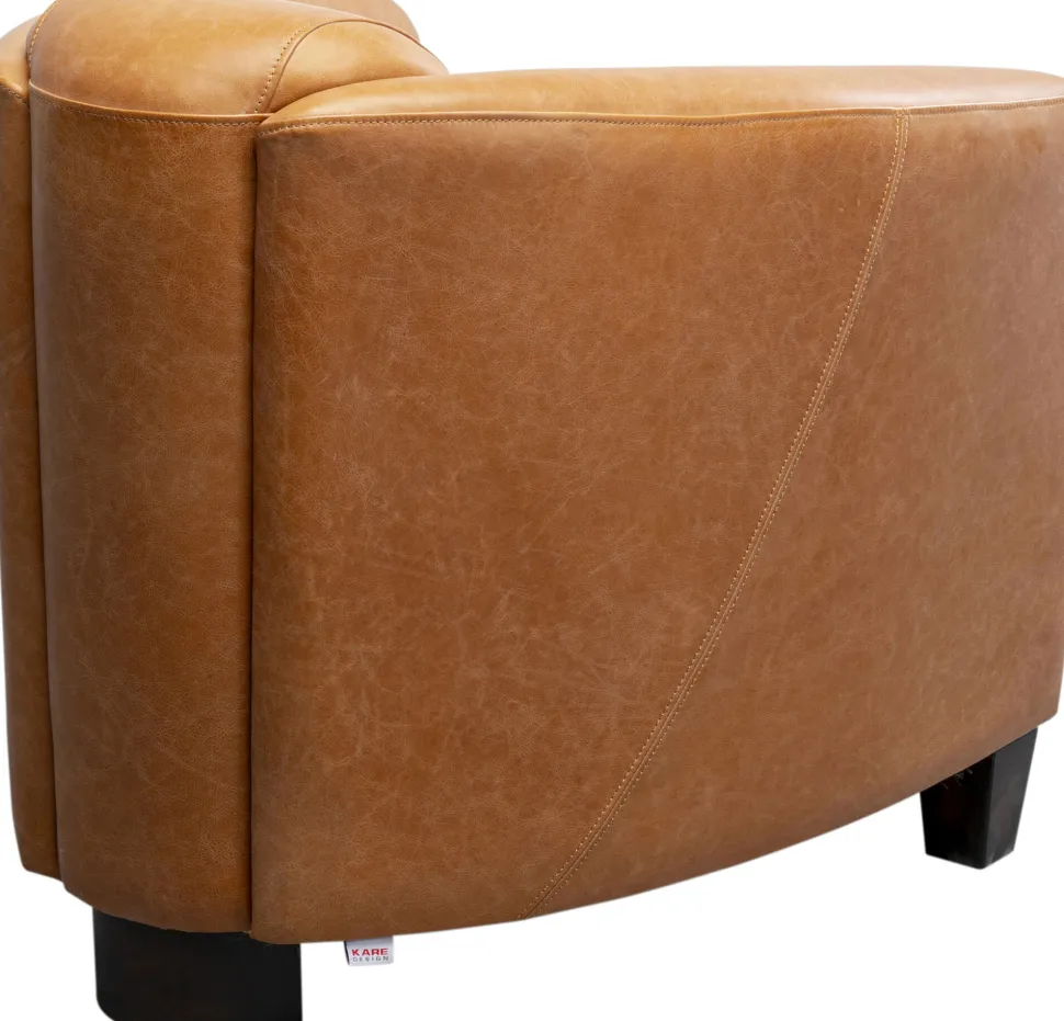 KARE Design Fauteuil Cigar Lounge Smart Leather Light Brown Best Sale