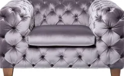 KARE Design Fauteuil Desire Zilvergrijs Clearance