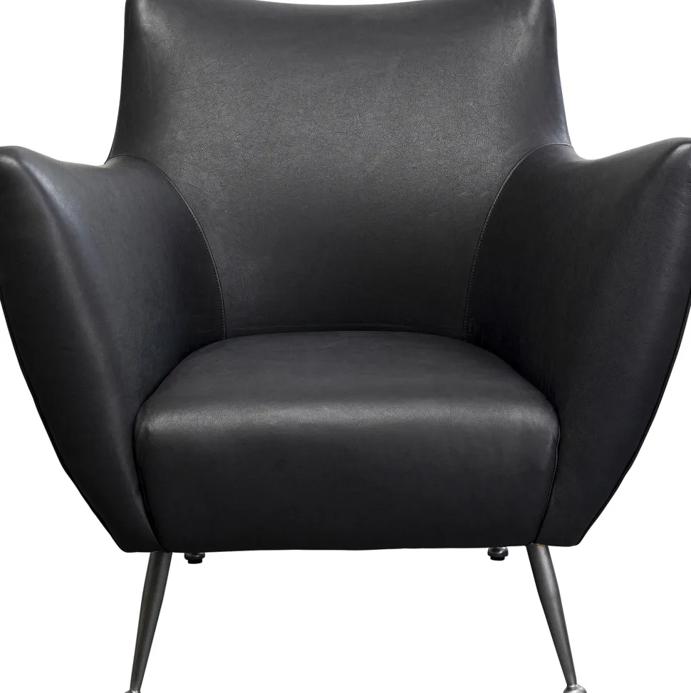 KARE Design Fauteuil Goldfinger Smart Leather Black Shop