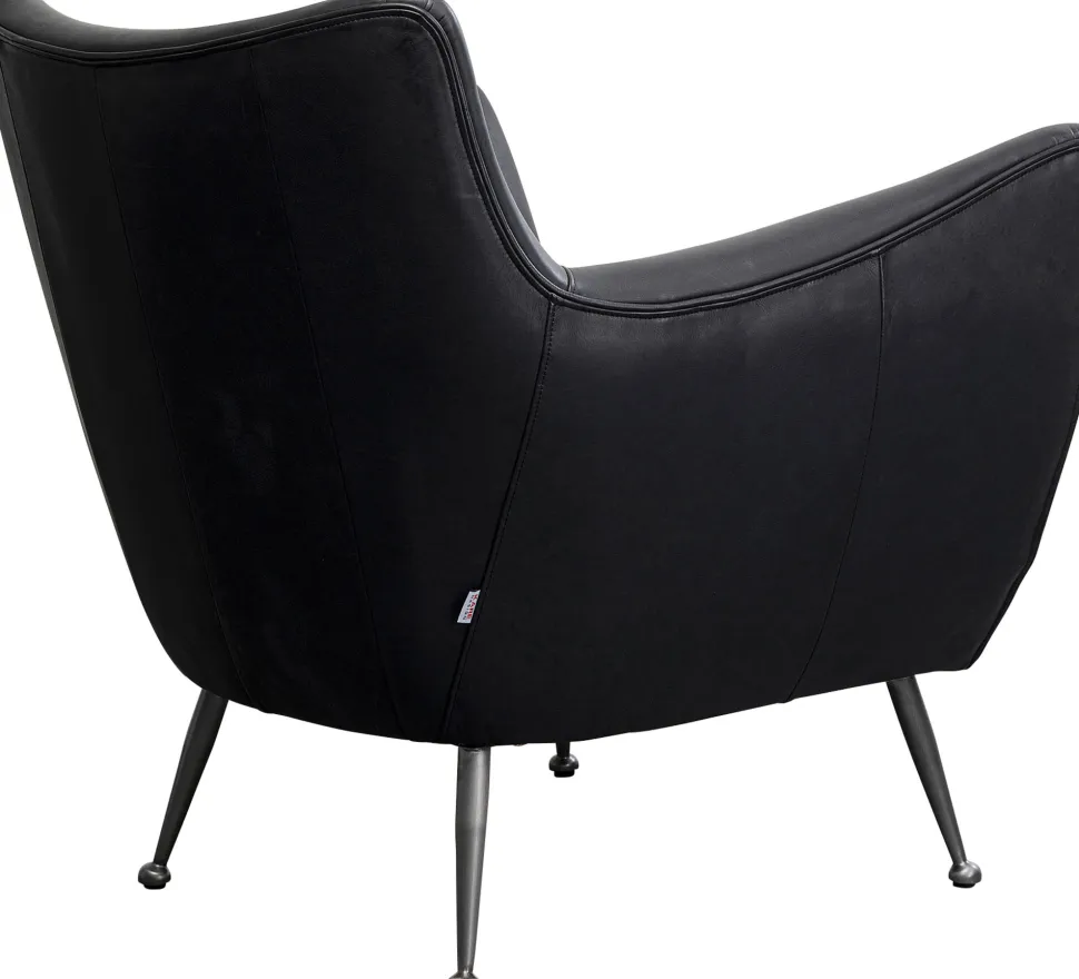 KARE Design Fauteuil Goldfinger Smart Leather Black Shop