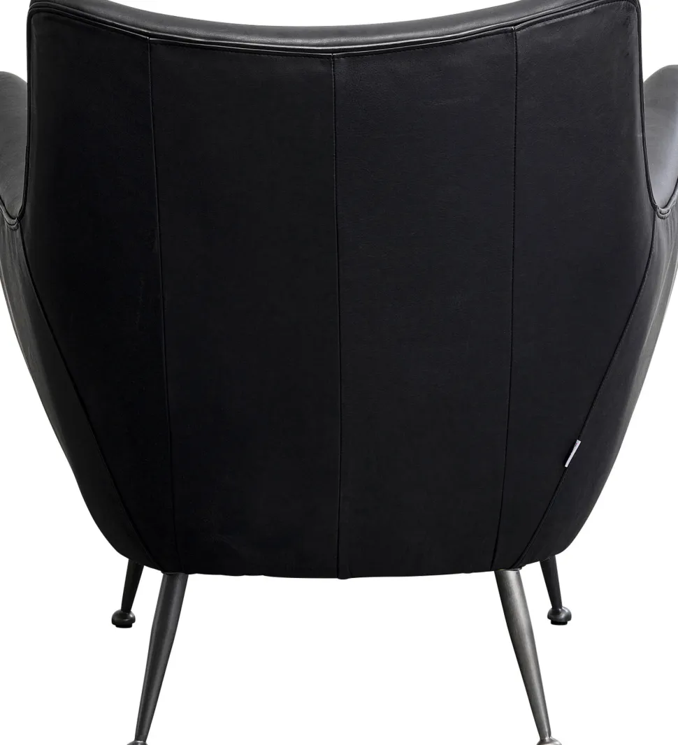 KARE Design Fauteuil Goldfinger Smart Leather Black Shop
