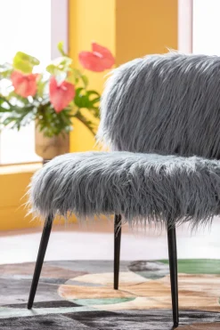 KARE Design Fauteuil Hairy Blue Shop