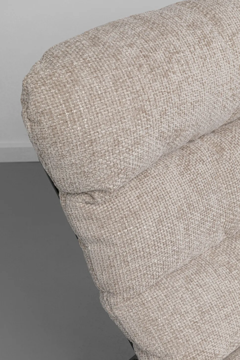 KARE Design Fauteuil + Hocker Vienna Swing Beige New
