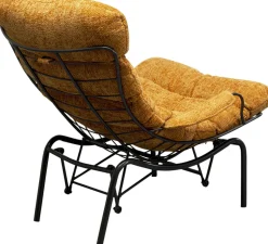 KARE Design Fauteuil + Hocker Vienna Swing Yellow Shop