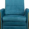 KARE Design Fauteuil Lazy Fluweel Blauw Shop