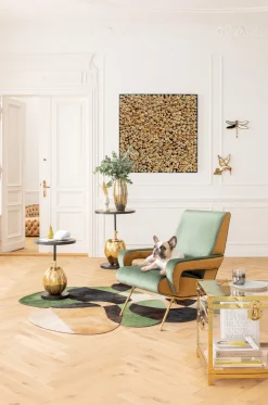 KARE Design Fauteuil Luna Hoog Groen Cheap