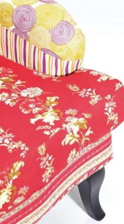 KARE Design Fauteuil Patchwork Rood Flash Sale