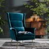 KARE Design Fauteuil Vegas Forever Petrol-Blauw Outlet