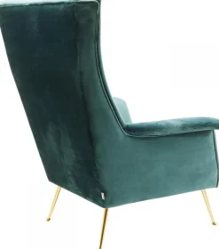KARE Design Fauteuil Vegas Forever Petrol-Blauw Outlet