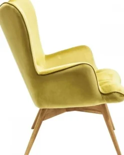 KARE Design Fauteuil Vicky Velvet Green Flash Sale