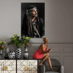 KARE Design Glas Schilderij Pirate 80x120cm Flash Sale