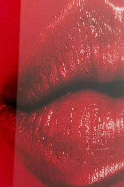 KARE Design Glasschilderij Red Lips 120x80cm Cheap