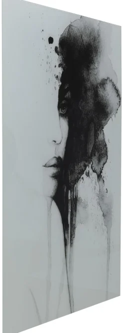 KARE Design Glas Schilderij Smokey Face 100x150cm Best Sale