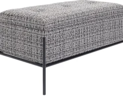 KARE Design Halbank Buttons Met Opslag B&W Klein Best