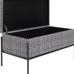 KARE Design Halbank Buttons Met Opslag B&W Klein Best