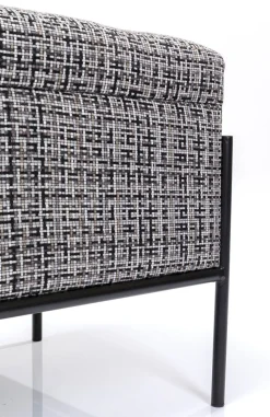 KARE Design Halbank Buttons Met Opslag B&W Klein Best