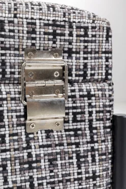 KARE Design Halbank Buttons Met Opslag B&W Klein Best
