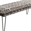 KARE Design Halbank Weave Grijs 128cm Cheap