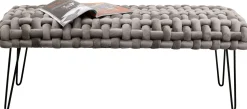 KARE Design Halbank Weave Grijs 128cm Cheap