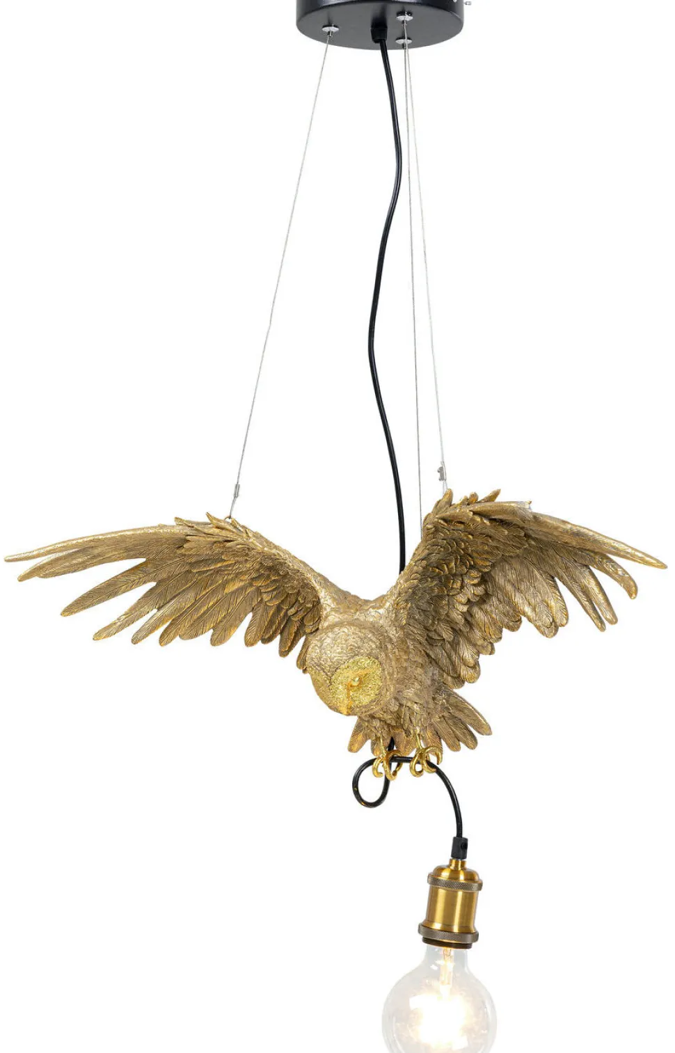 KARE Design Hanglamp Animal Uil Goud Flash Sale