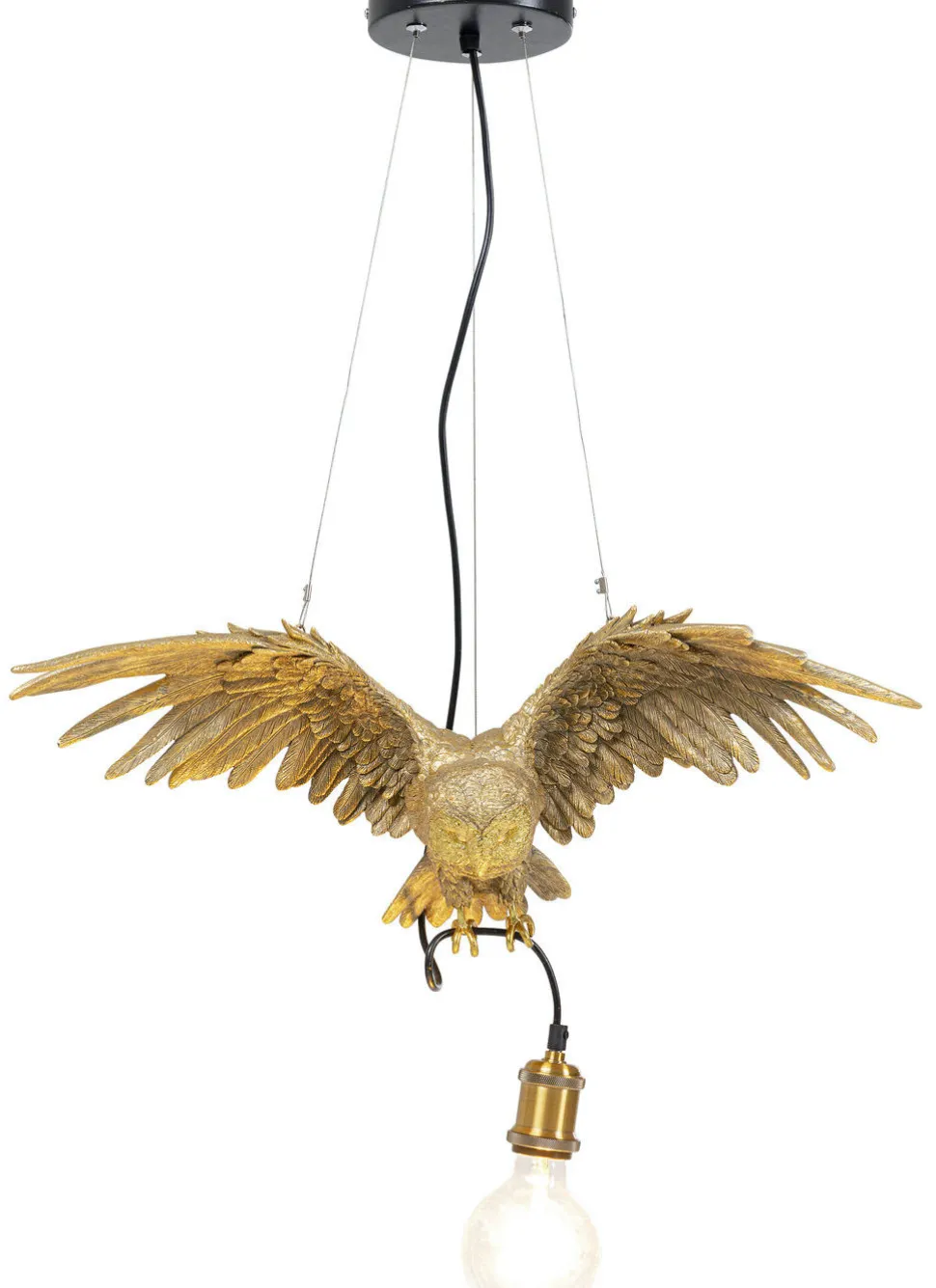 KARE Design Hanglamp Animal Uil Goud Flash Sale