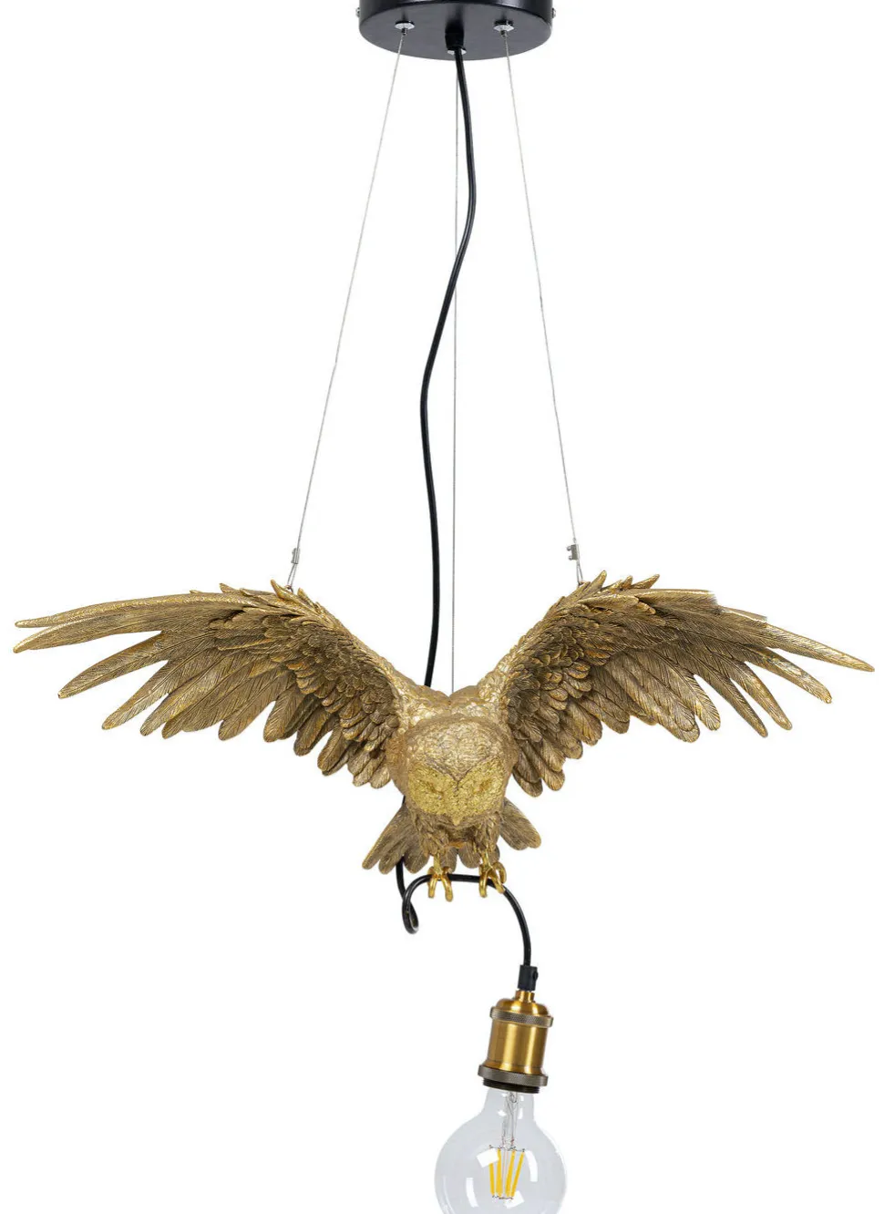 KARE Design Hanglamp Animal Uil Goud Flash Sale