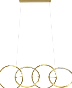KARE Design Hanglamp Galaxy LED Gold 155cm Fashion