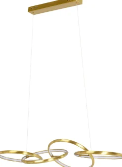 KARE Design Hanglamp Galaxy LED Gold 155cm Fashion