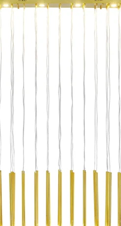 KARE Design Hanglamp Living Vegas Messing LED Clearance