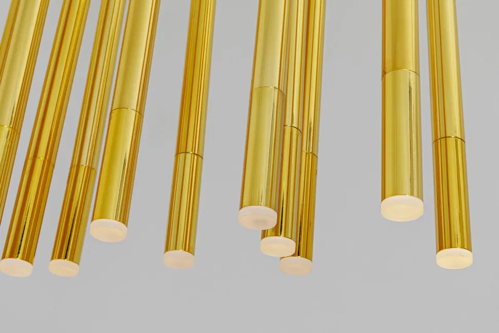 KARE Design Hanglamp Living Vegas Messing LED Clearance