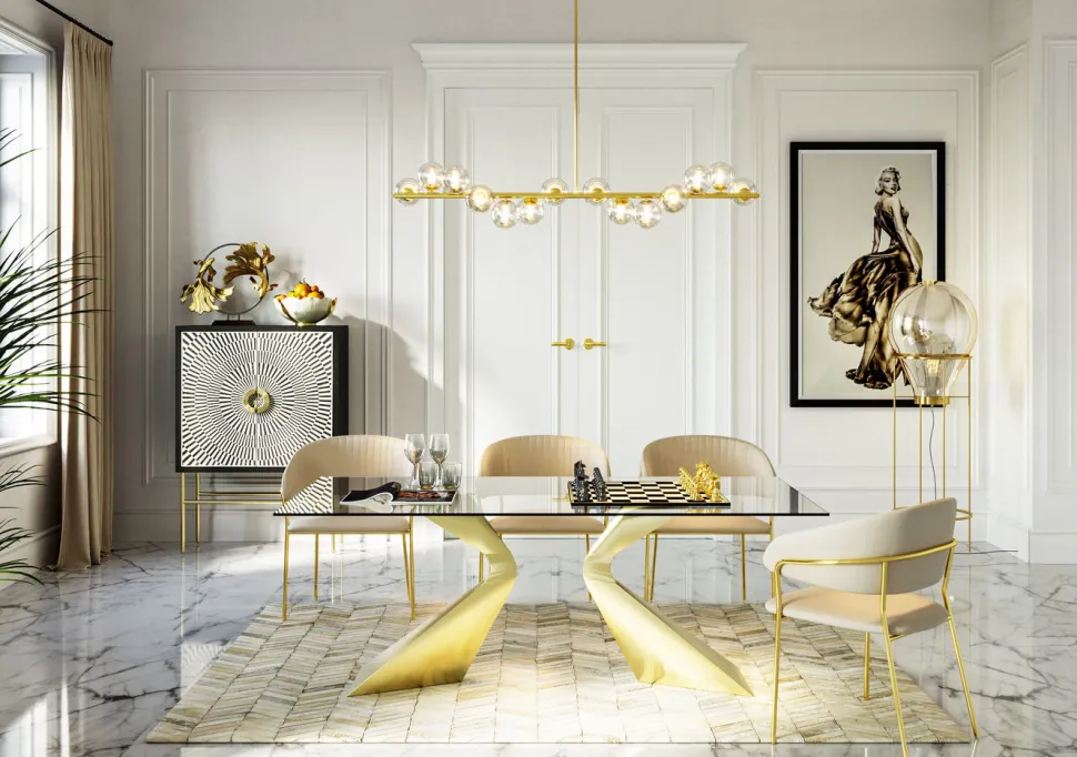 KARE Design Hanglamp Scala Balls Brass 150cm Store