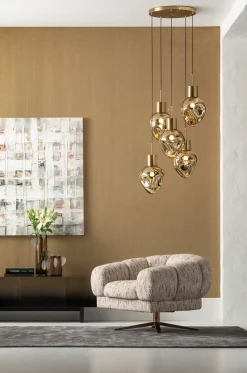KARE Design Hanglamp Supernova Amber Cinque 50cm Flash Sale