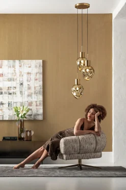 KARE Design Hanglamp Supernova Amber Tre Ø45CM Online