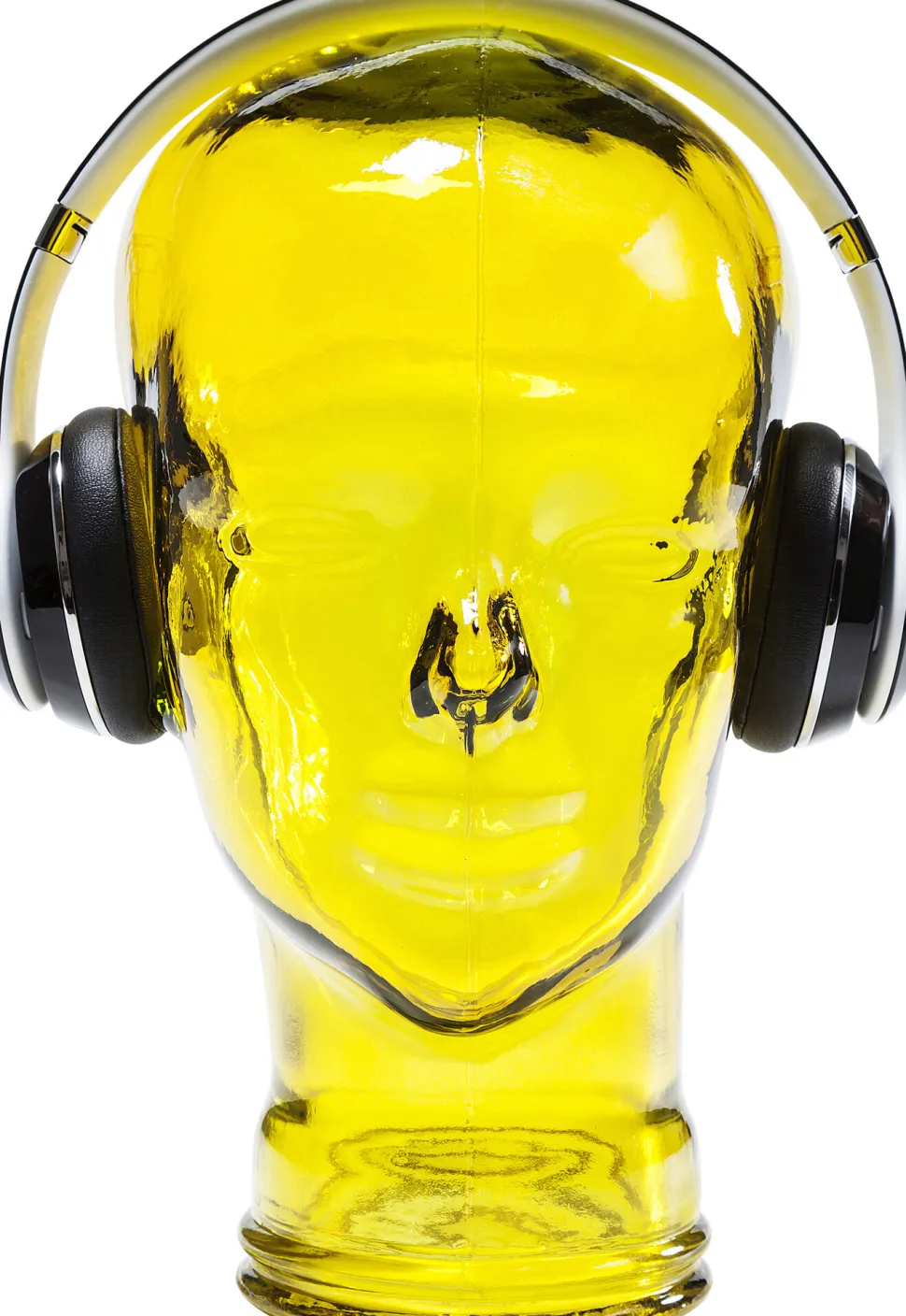 KARE Design Headphone Mount Transparent Geel Fashion