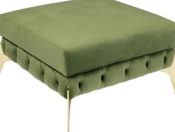 KARE Design Hocker Belissima Velvet Green 80cm Discount