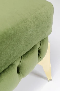 KARE Design Hocker Belissima Velvet Green 80cm Discount