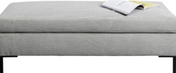 KARE Design Hocker Gianni Cord Grey Hot