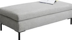 KARE Design Hocker Gianni Cord Grey Hot