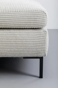 KARE Design Hocker Gianni Cord Grey Hot