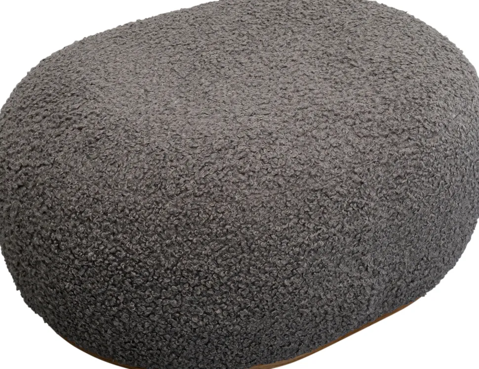KARE Design Hocker Pebble Boucle Grey 81cm Sale