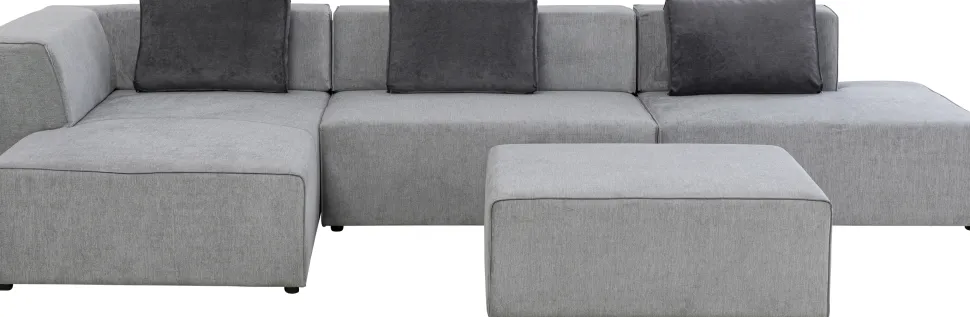 KARE Design Hoekbank Infinity Atlanta Grey Left Store