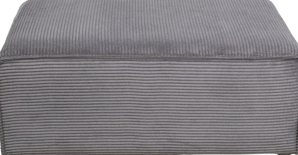 KARE Design Hoekbank Infinity Ottomane Cord Grey Right Cheap