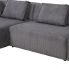 KARE Design Hoekbank Infinity Ottomane Cord Grey Left Cheap