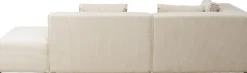 KARE Design Hoekbank Infinity Ottomane Cord Cream Left Store
